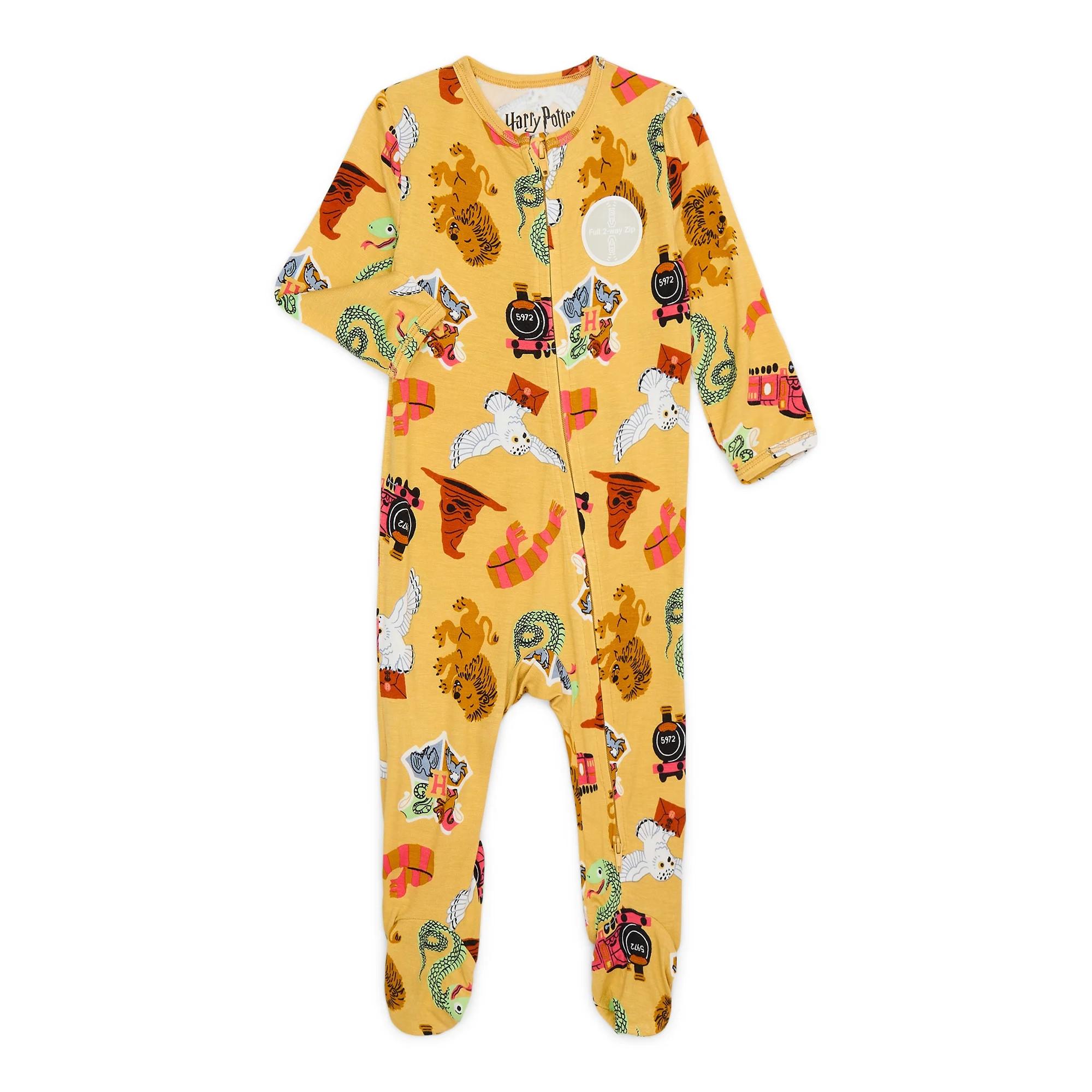 Harry Potter Baby Unisex Footed Sleep N Play Pajamas, Sizes Newborn-6/9 Months | Walmart (US)
