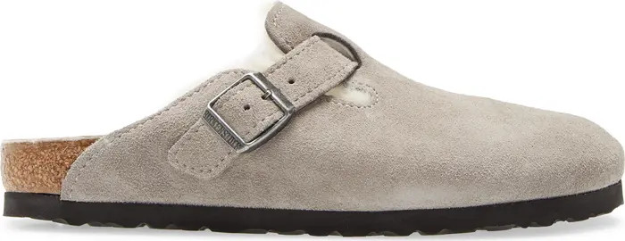 Boston Genuine Shearling Lined Clog (Women) | Nordstrom