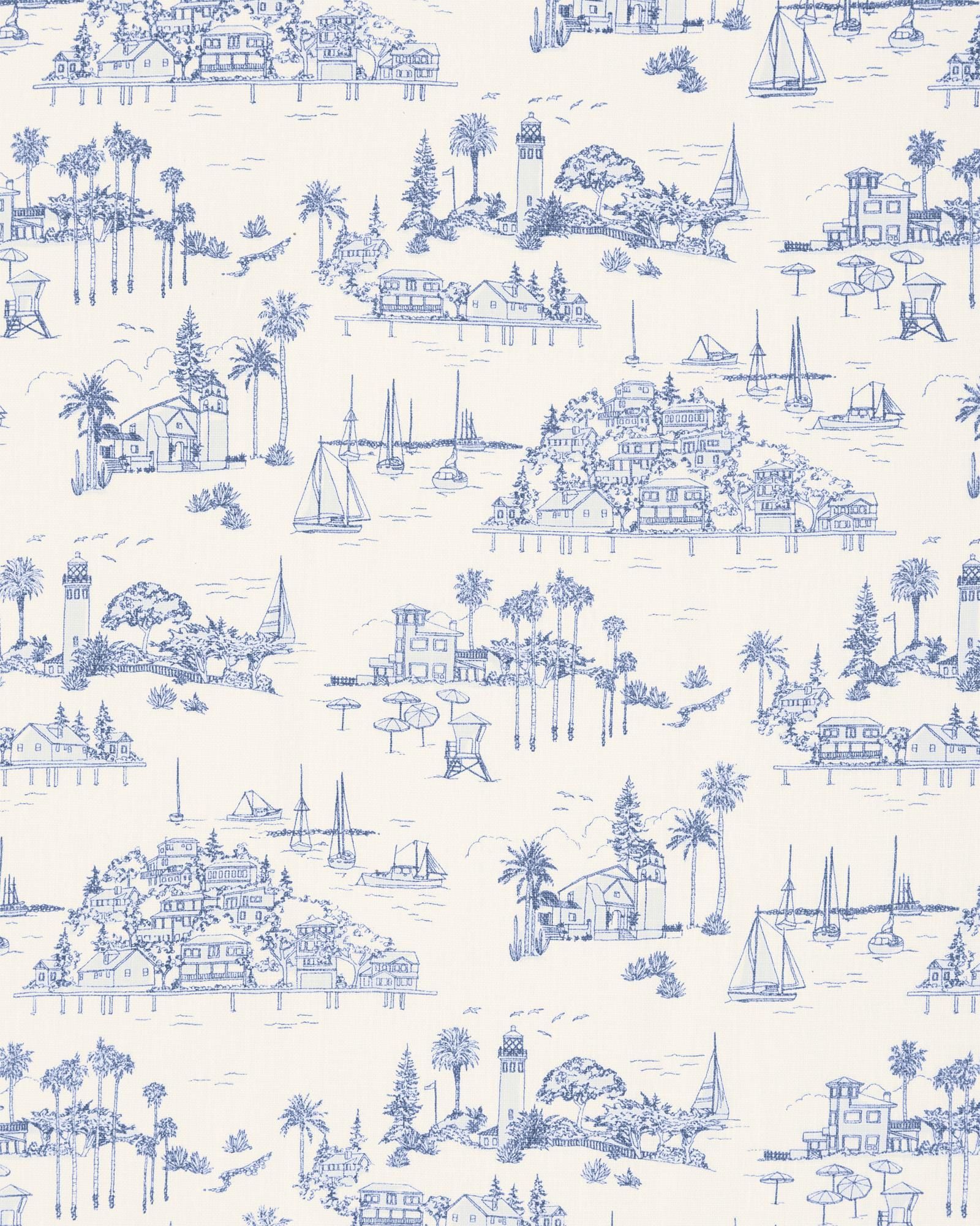 Fabric by the Yard - Seahaven Linen | Serena and Lily