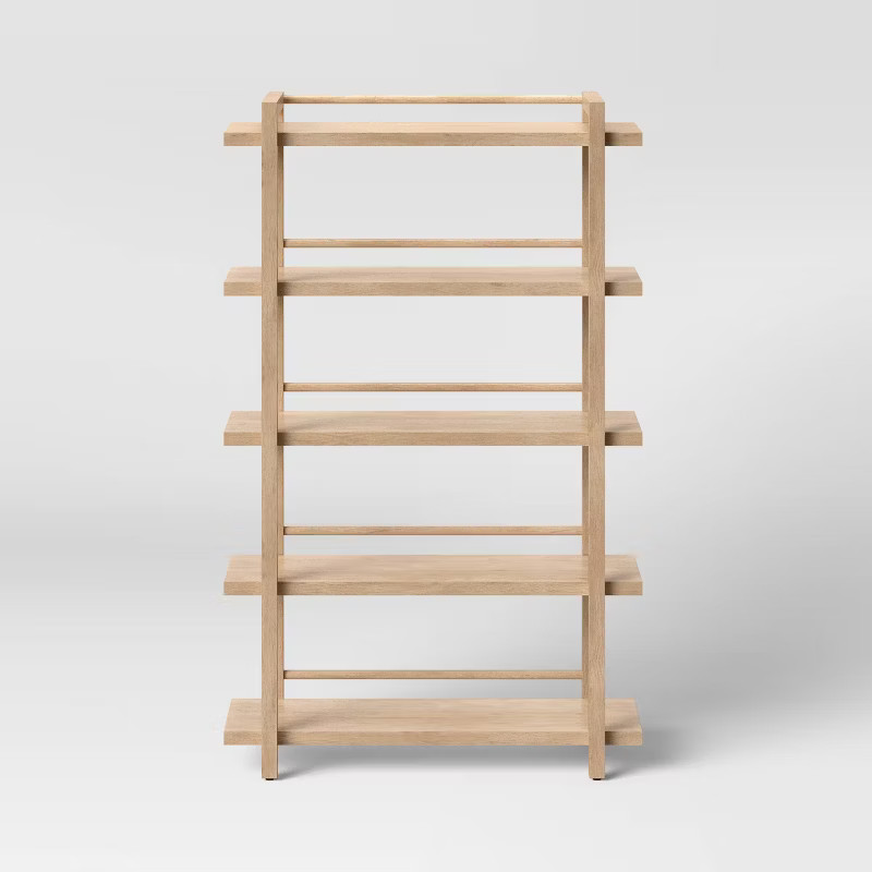 68" Hertford 5 Shelf wood Bookcase - Threshold™ | Target