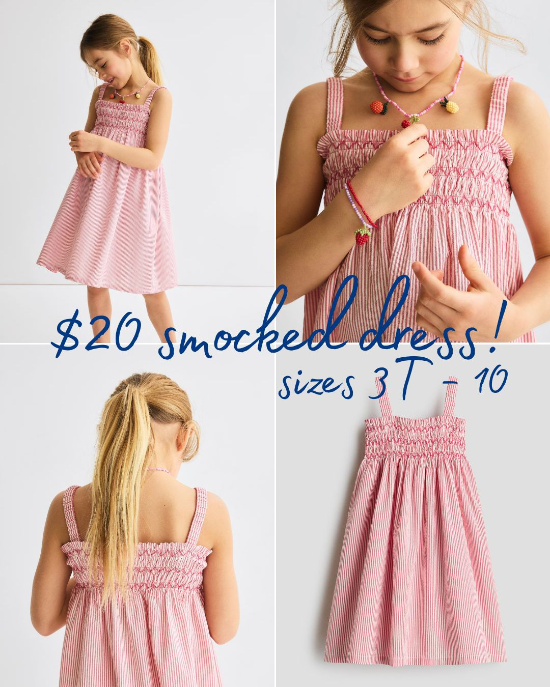 $20 smocked dress! sizes 3T - 10 

 #LTKKids