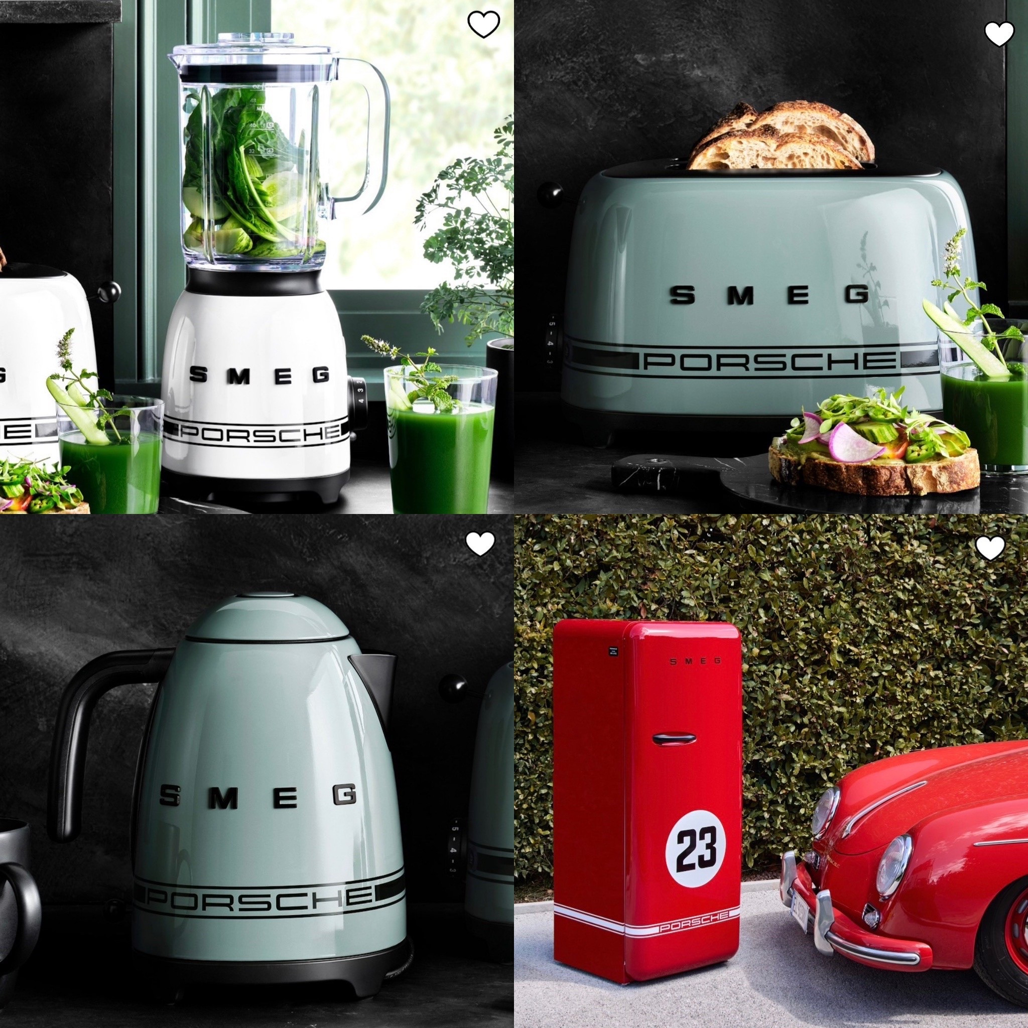 Legendary design, reimagined for the kitchen.

The new Porsche x SMEG collection, exclusive to Williams Sonoma, blends SMEG’s iconic retro silhouettes with Porsche’s unmistakable motorsport DNA.

I love how the signature racing stripe instantly captures the thrill of the track, while the smooth, aerodynamic curves echo the timeless lines of a classic Porsche.

Every detail is intentional—where functionality meets collectible design.

A statement piece for the kitchen and the perfect Father’s Day gift for the design lover, car enthusiast, or home chef.

Limited edition. Available exclusively at Williams Sonoma.

#SMEGxPorsche #WilliamsSonoma #PorscheDesign #SMEG #LuxuryKitchen #KitchenAppliances #FathersDayGift #CoffeeStation #KitchenStyle #ModernClassic #DesignIcons #HomeChef #LimitedEdition #RetroDesign #KitchenInspiration

#LTKHome