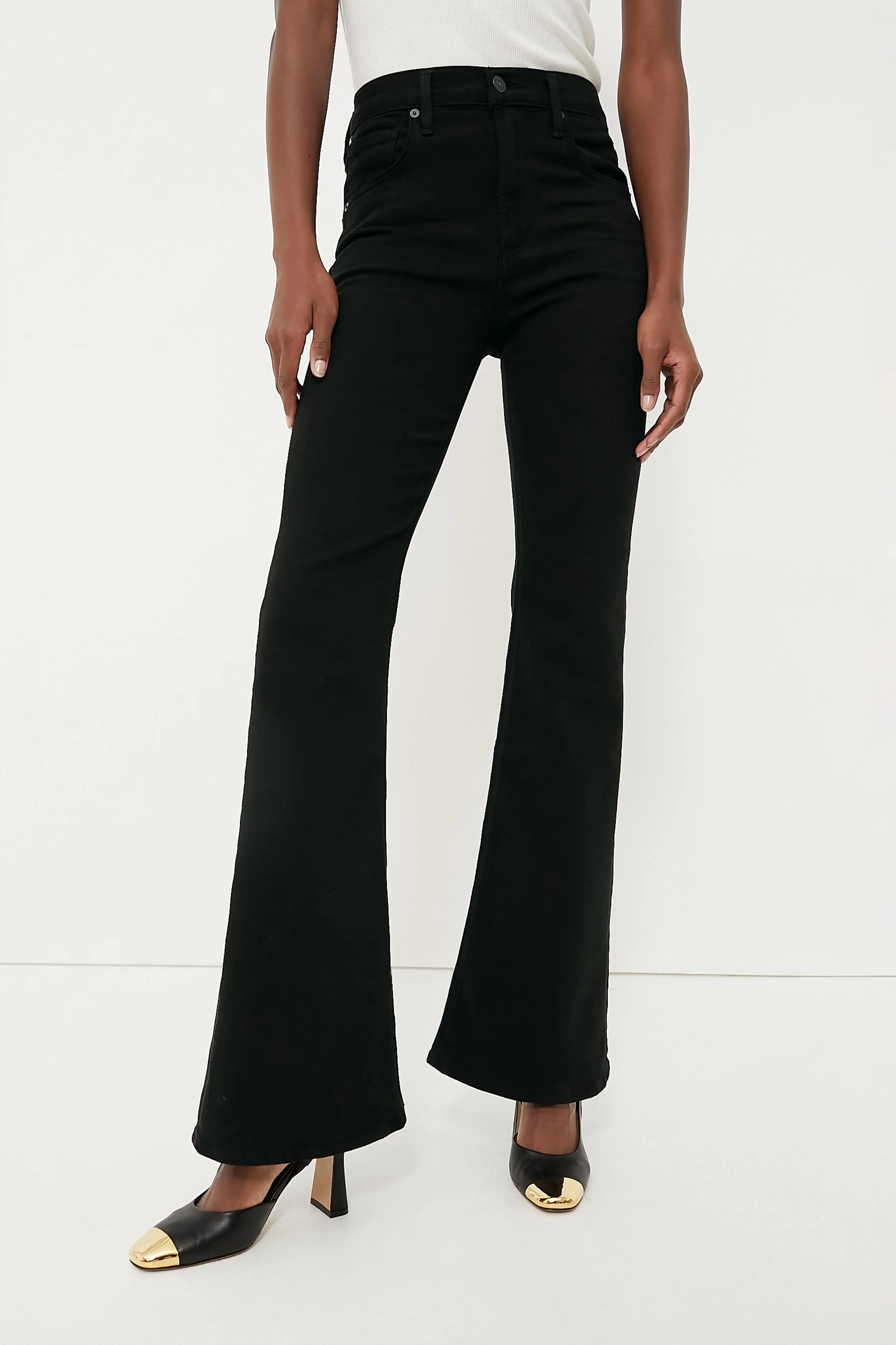 Plush Black Isola Flare | Tuckernuck (US)