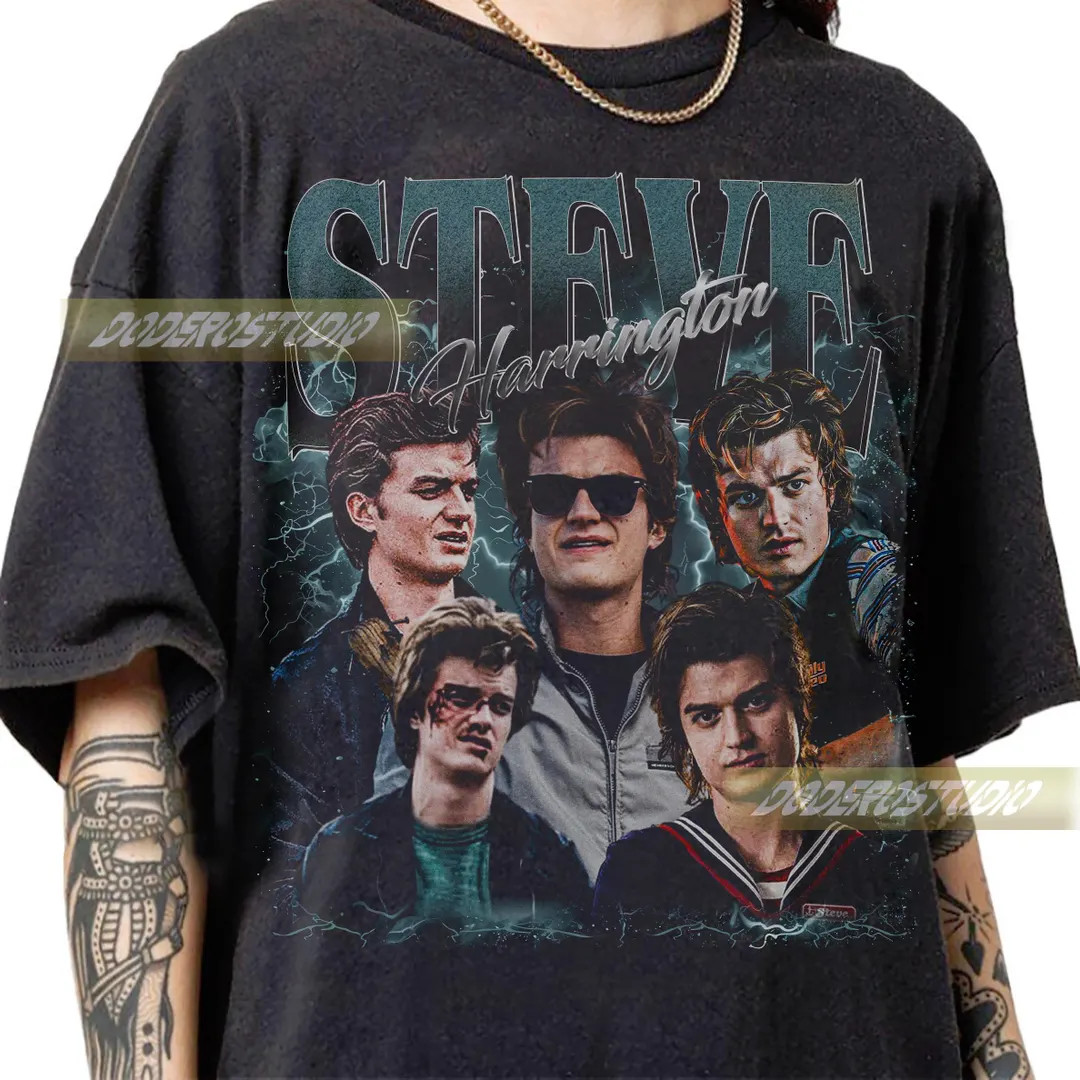 Limited Steve Harrington Vintage Shirt, Steve Harrington Gift for Woman and Man, Steve Harrington... | Etsy (US)