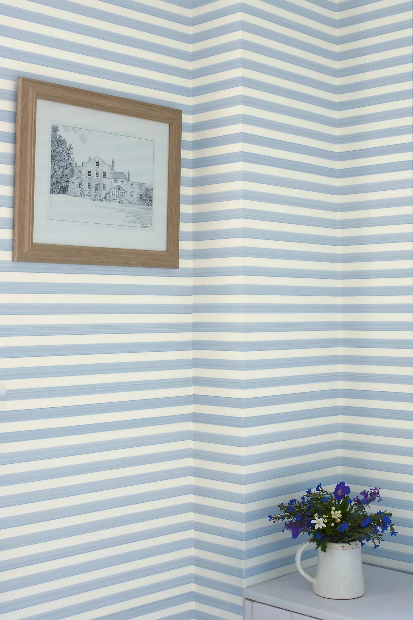 Farrow & Ball Closet Stripe Wallpaper | Anthropologie (US)