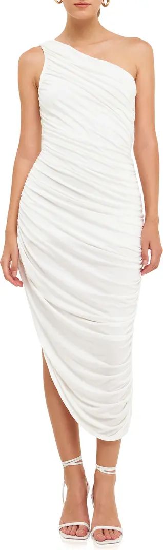 One-Shoulder Asymmetric Jersey Dress | Nordstrom