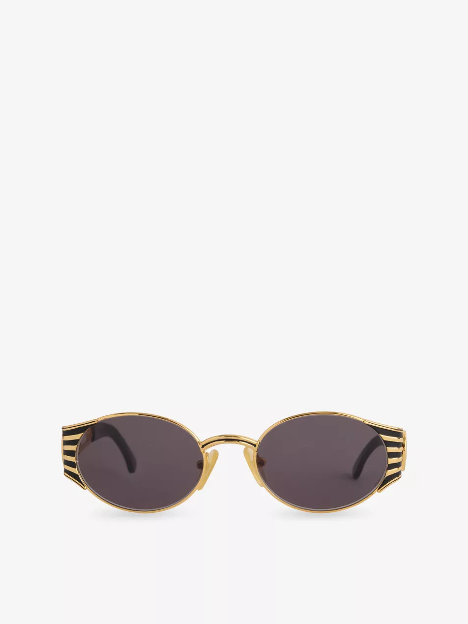 Pre-Loved Fendi 90s Round-Frame Acetate Sunglasses | Selfridges