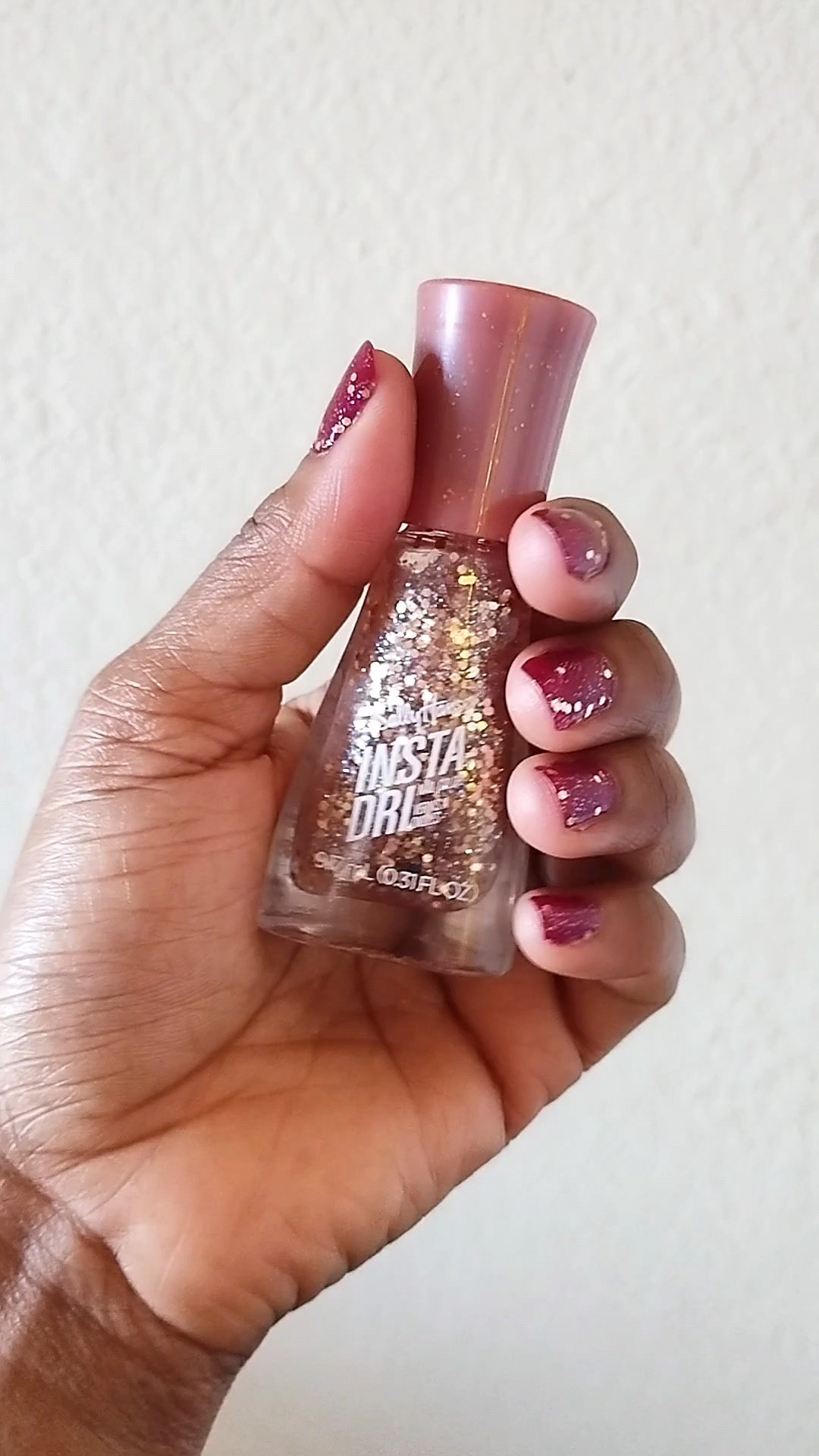 Even if you're staying home during New Year's Eve, you can still be festive. Grab a nail polish shade and paint this glittery polish as your finishing coat!✨ It's super pretty and makes any color POP! Perfect for adding that shimmery glam appeal for NYE outfits.🥂🍾

#LTKselfcare #LTKgrwm #LTKBaby