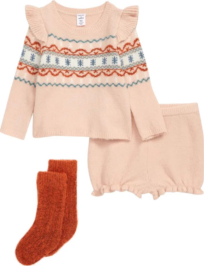 Nordstrom Festive Sweater, Shorts & Socks Set | Nordstrom | Nordstrom