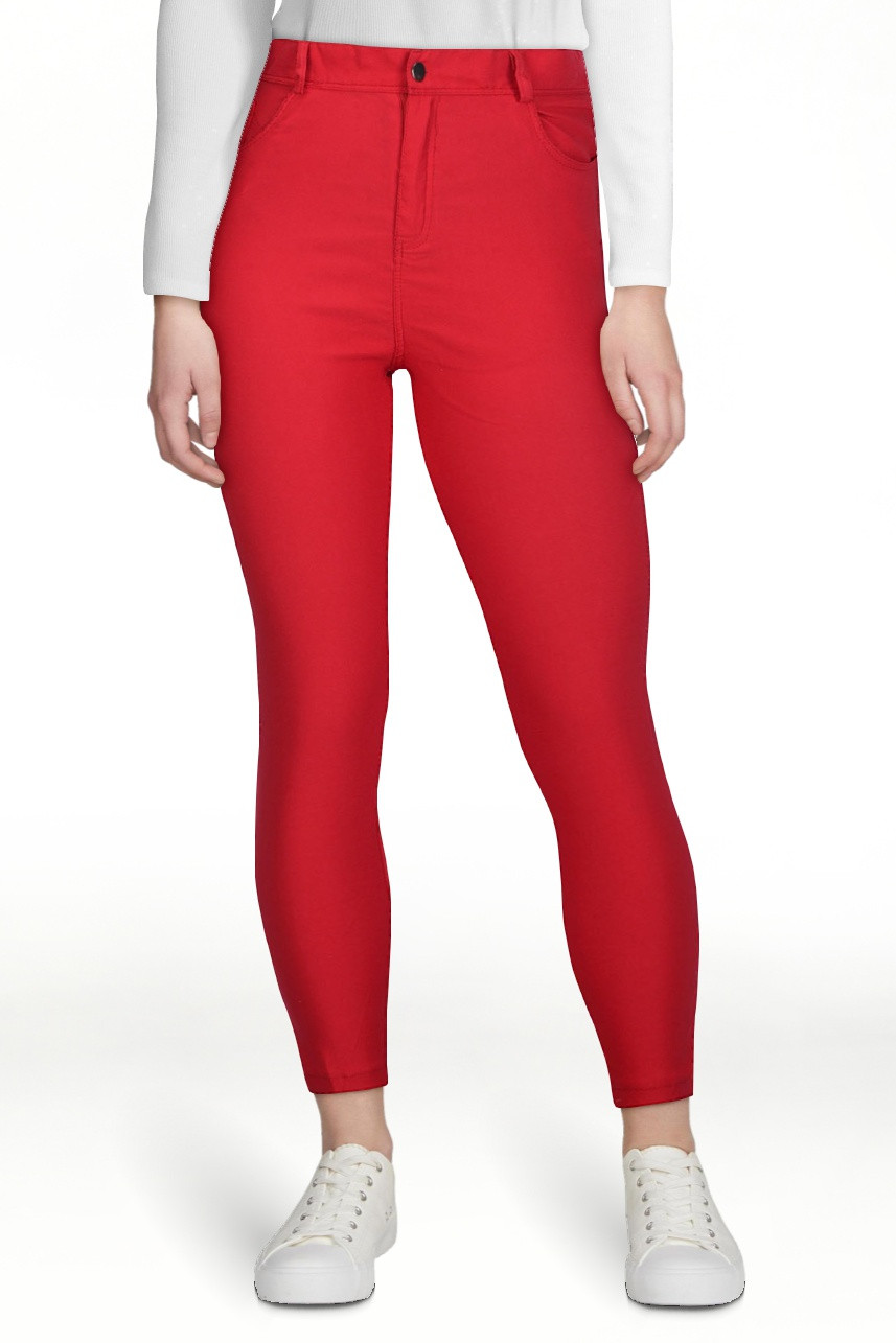 Fartey Womens High Waist Stretch Jeans Pants with Pockets Pull-On Stretchy Leggings Slim Fit Skin... | Walmart (US)