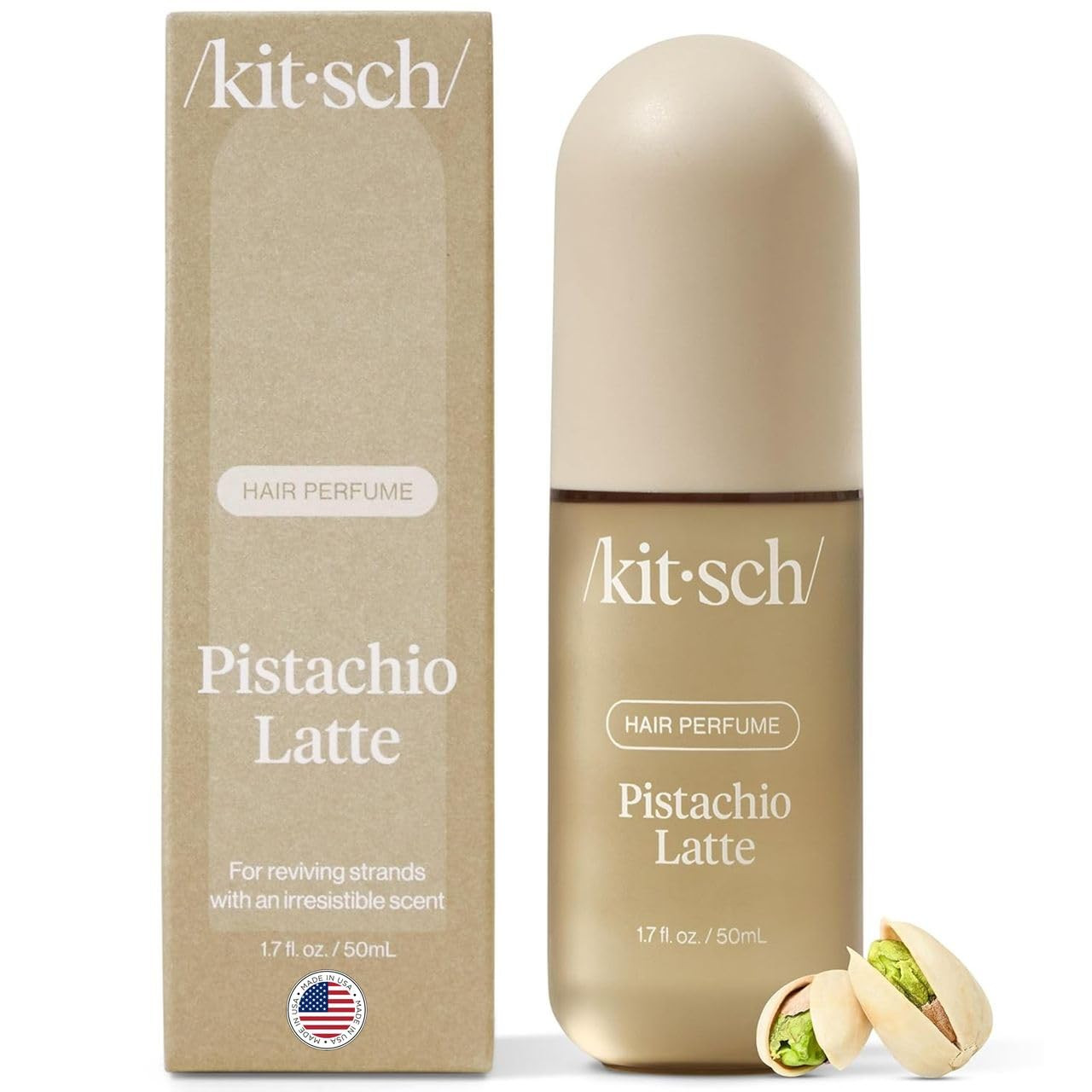 Kitsch Hair Perfume for Women - Pistachio Latte | Clean, Deodorizing & Patented Odor-Eliminating ... | Amazon (US)