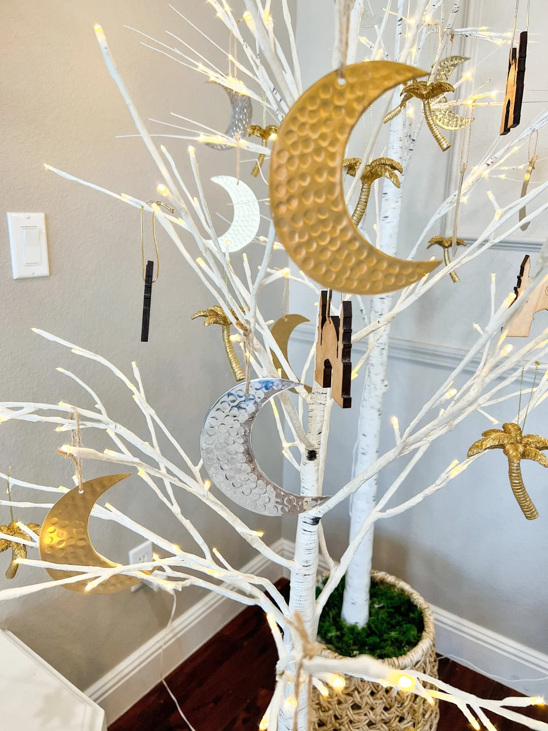 Crescent Moon Ramadan Ornaments - Etsy | Etsy (US)