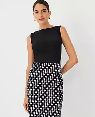 Refined Knit Boatneck Tank Top | Ann Taylor (US)