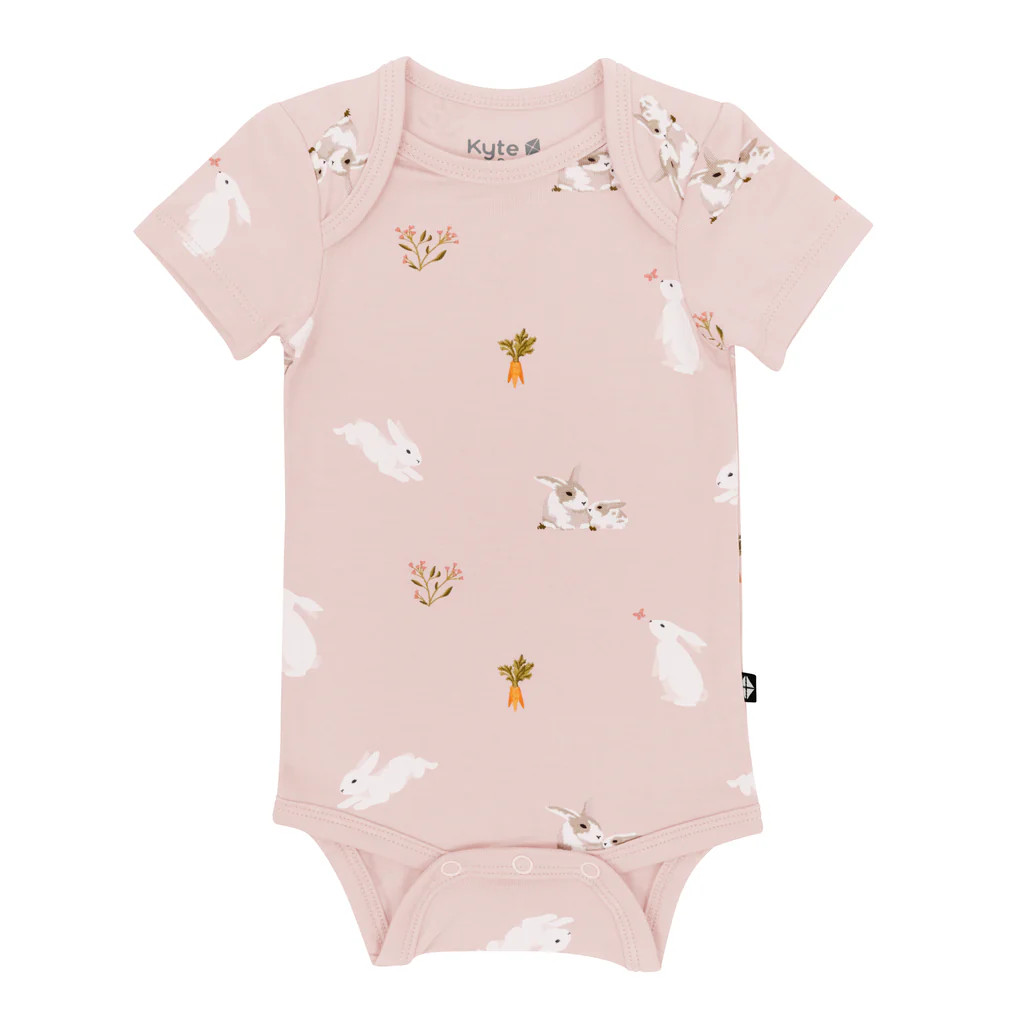 Bodysuit in Blush Rabbit | Kyte BABY