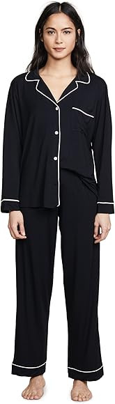 Eberjey Women's Gisele Long PJ Set | Amazon (US)
