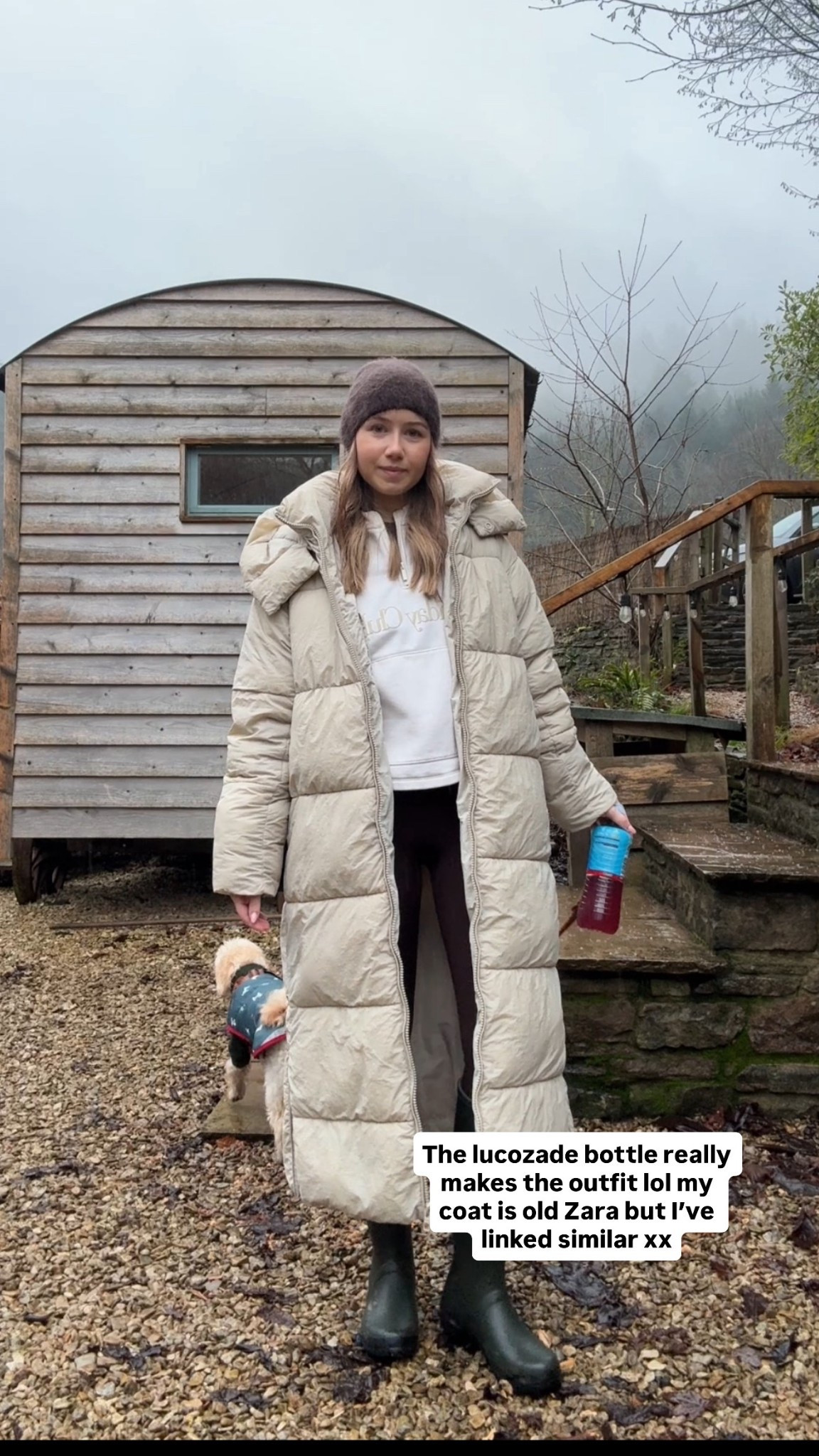 Walking outfit for the rain☔️