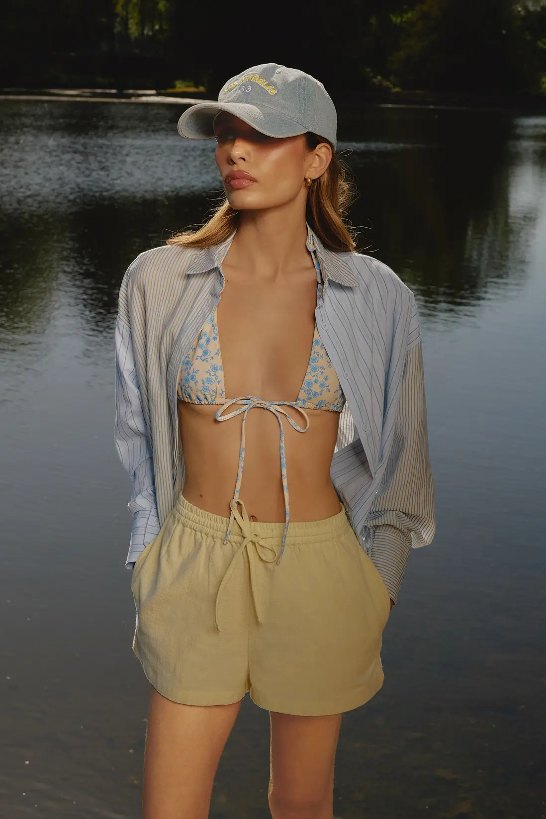Linen Look Drawstring Shorts | Boohoo.com (UK & IE)