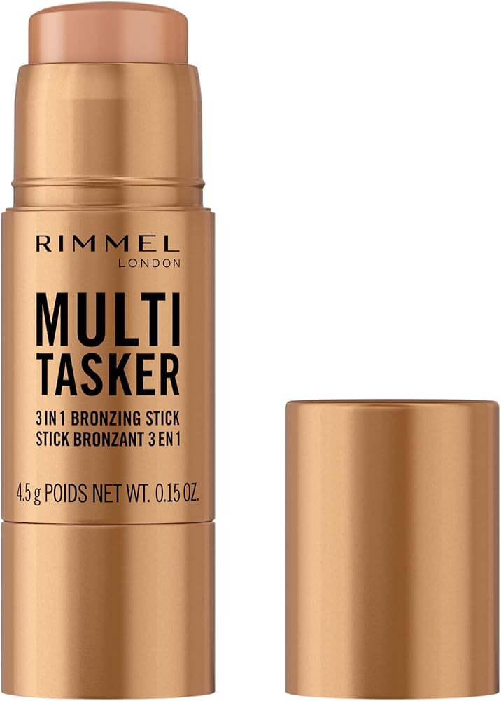 Rimmel Multi Tasker 3 in 1 Bronzing Stick, 001 Light, Sculpted and Bronzed Glow, All-Day Wear, Sh... | Amazon (US)