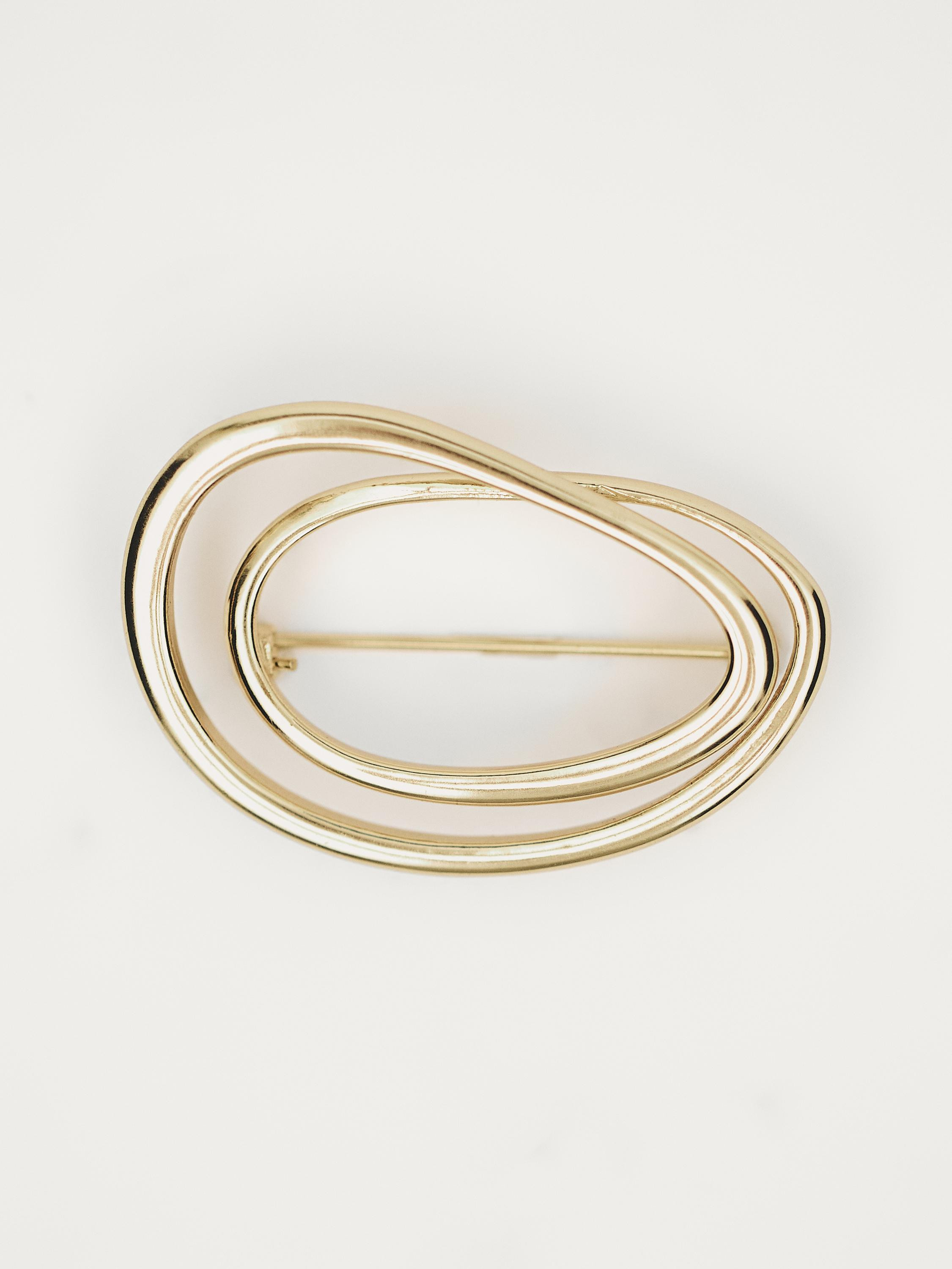 Brosche oval | Massimo Dutti DE