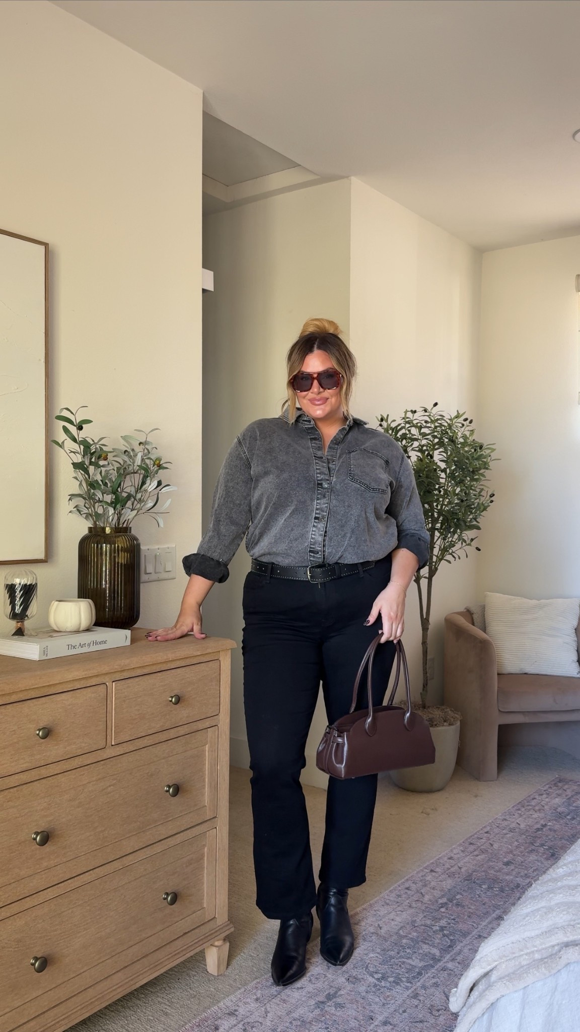 fall outfit inspo!! wearing this top in an xl & pants in a 16 tall

#LTKMidsize #LTKStyleTip #LTKSeasonal