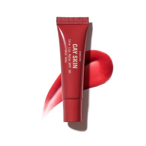 Cay Skin Isle Lip Balm SPF 30 – High Shine, Hydrating + Sheer Lip Gloss in Vanilla Brown Sugar Flavor – Formulated with Natural Ingredients for All Skin Tones – Irie Rose, 0.35 oz | Amazon (US)