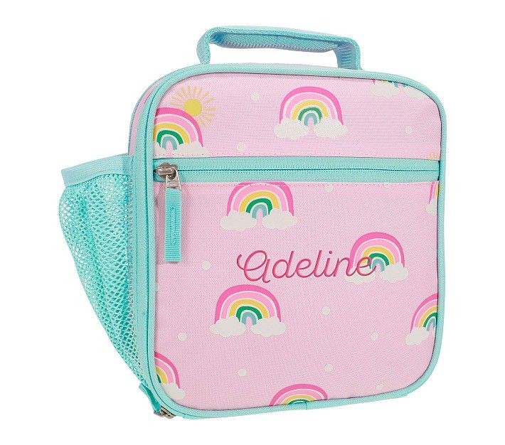 Mackenzie Pink Rainbows Glow-in-the-Dark Lunch Boxes | Pottery Barn Kids