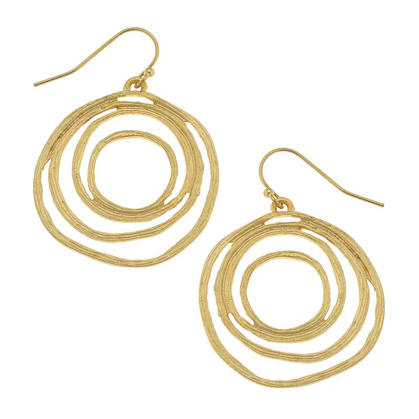 Swirl Cut Out Earrings | Susan Shaw