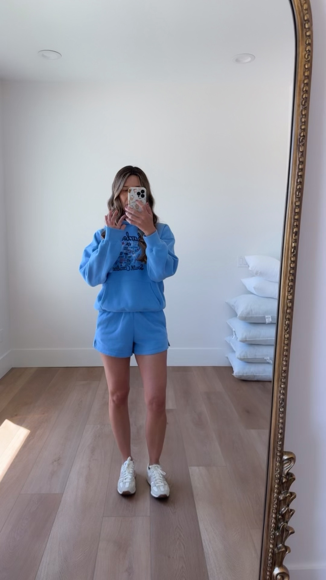 @abercrombie matching set
Medium hoodie and small shorts 

#LTKSeasonal #LTKOver40