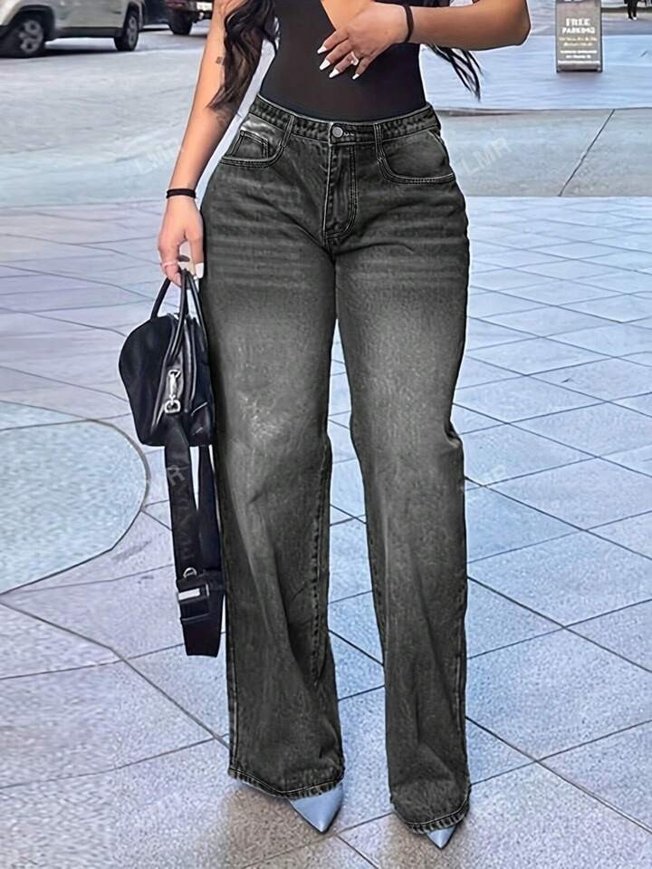 Gray Jeans | SHEIN