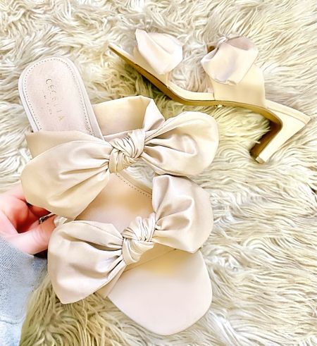 Spring sandals, spring heels, bow heels, wedding guest heels, Cecelia New York, nude heels 

#LTKFind #LTKshoecrush #LTKwedding