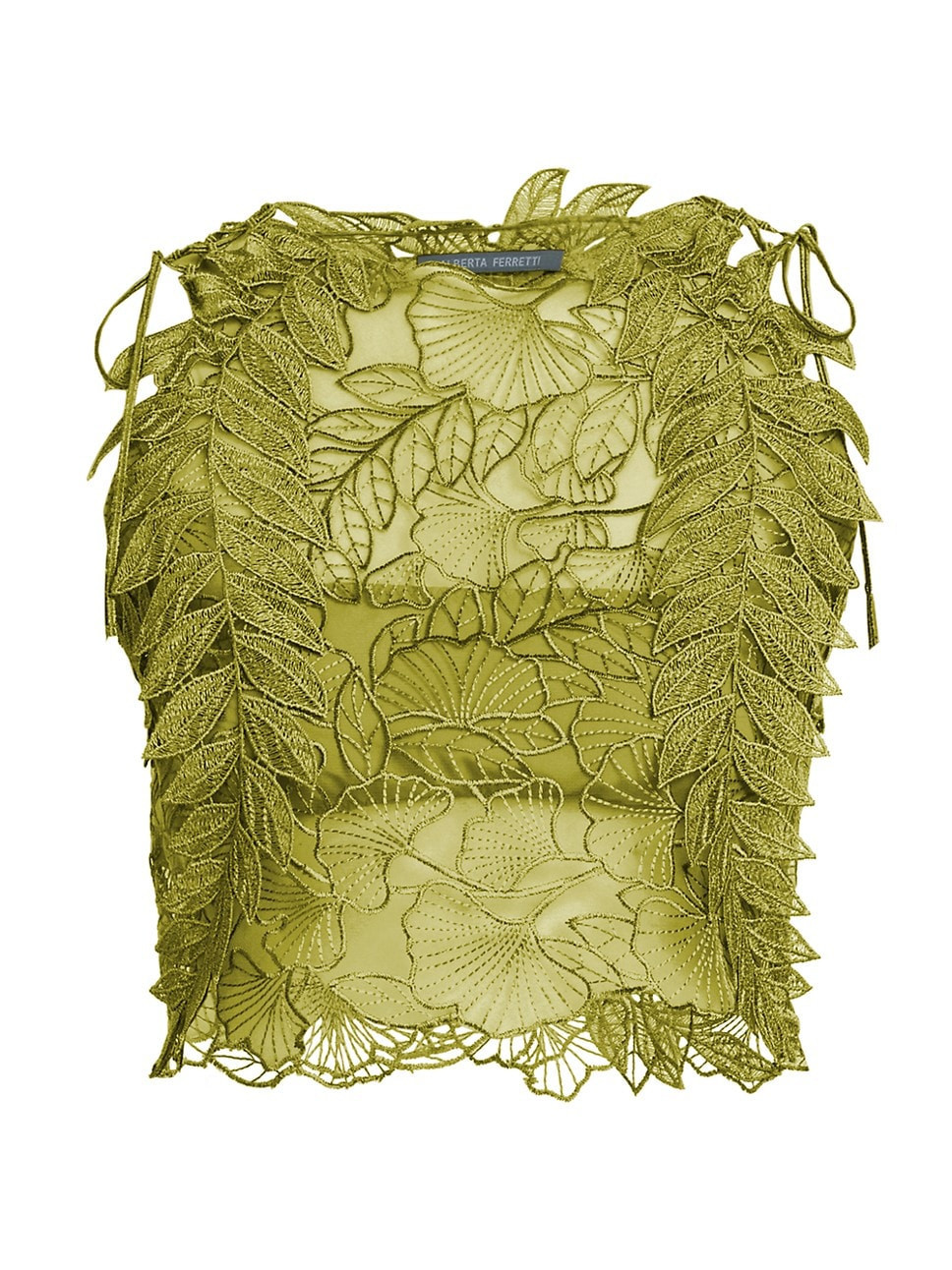 Leaf Applique Crop Top | Saks Fifth Avenue