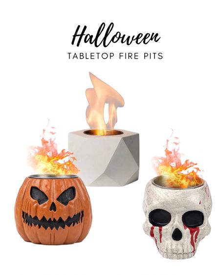 Halloween fun! Tabletop indoor/outdoor mini fire pits

#halloween #spooky 

#LTKSeasonal