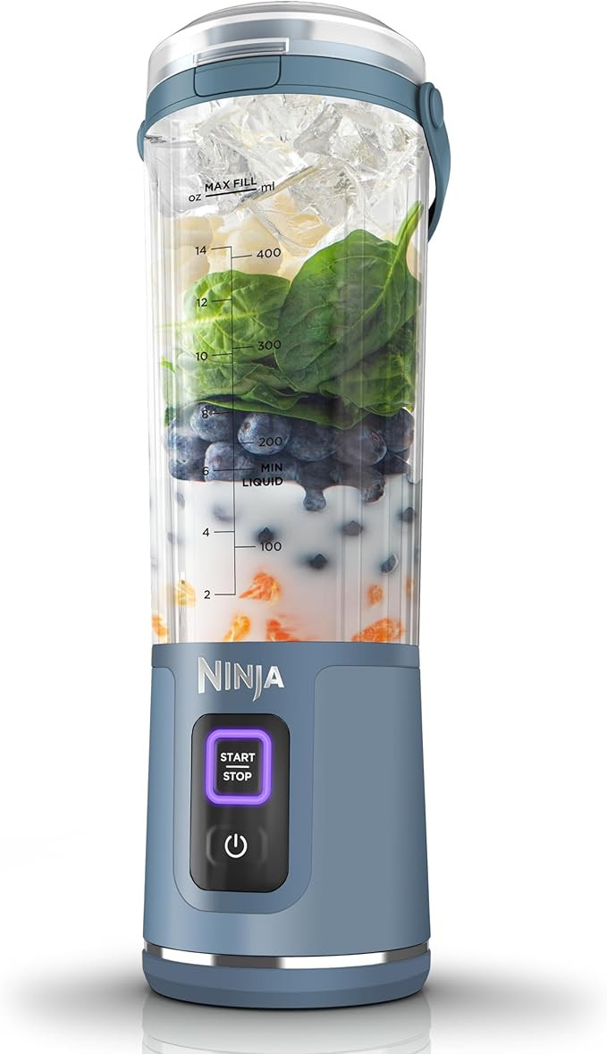 Ninja Blast Portable Blender, 530ml, Leakproof Lid & Sip Spout, Powerful Cordless Mini Blender, R... | Amazon (UK)