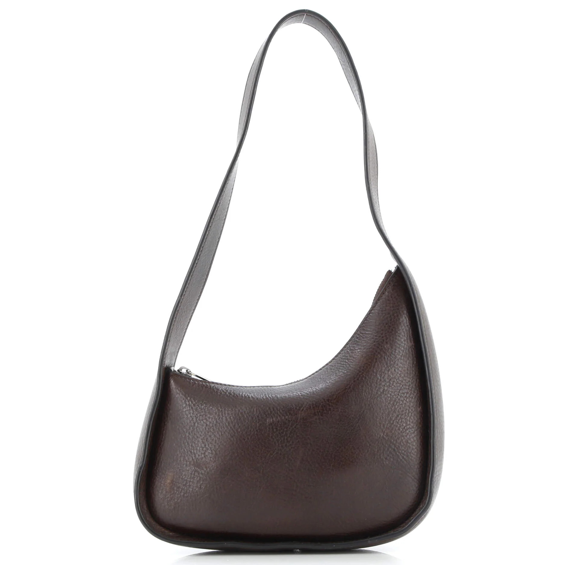 Half Moon Shoulder Bag Leather | Shop Simon