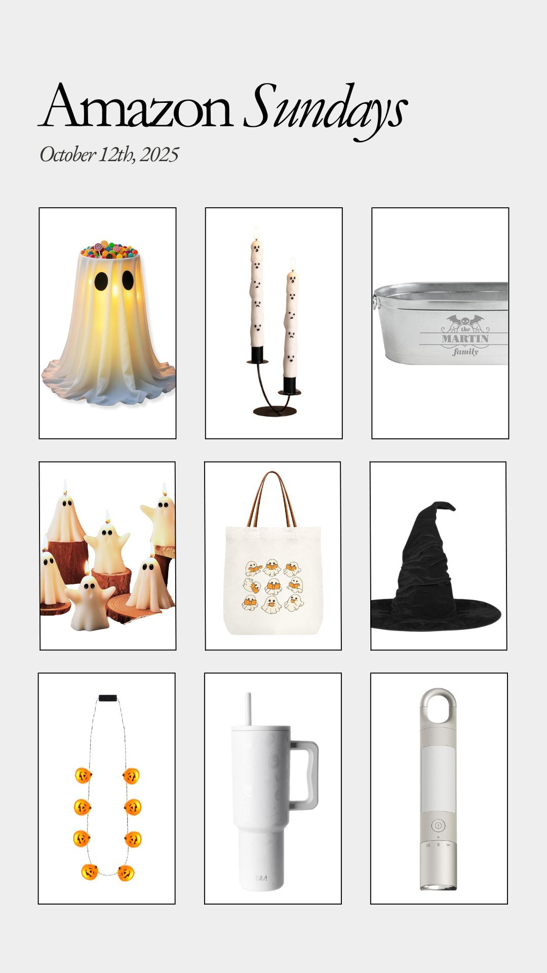 If you read my post earlier this week, you already know Halloween has never really been my holiday. But when it comes to Halloween night itself — watching the kids run from house to house, tote bags overflowing with candy — it’s hard not to lean in, just a little.

These are the pieces that make the night a little more fun (and a little more organized) 

 #LTKHalloween #LTKSeasonal #LTKKids