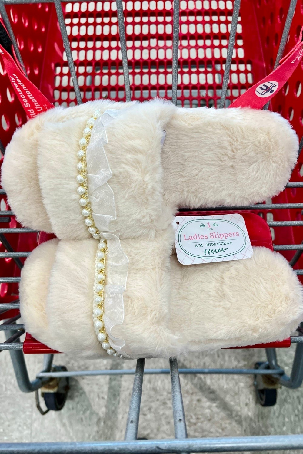 Found these $5 cream slippers at Target’s Bullseye’s Playground. 

Bride slippers, bridal slippers, bride gift. 

#LTKSeasonal #LTKWedding