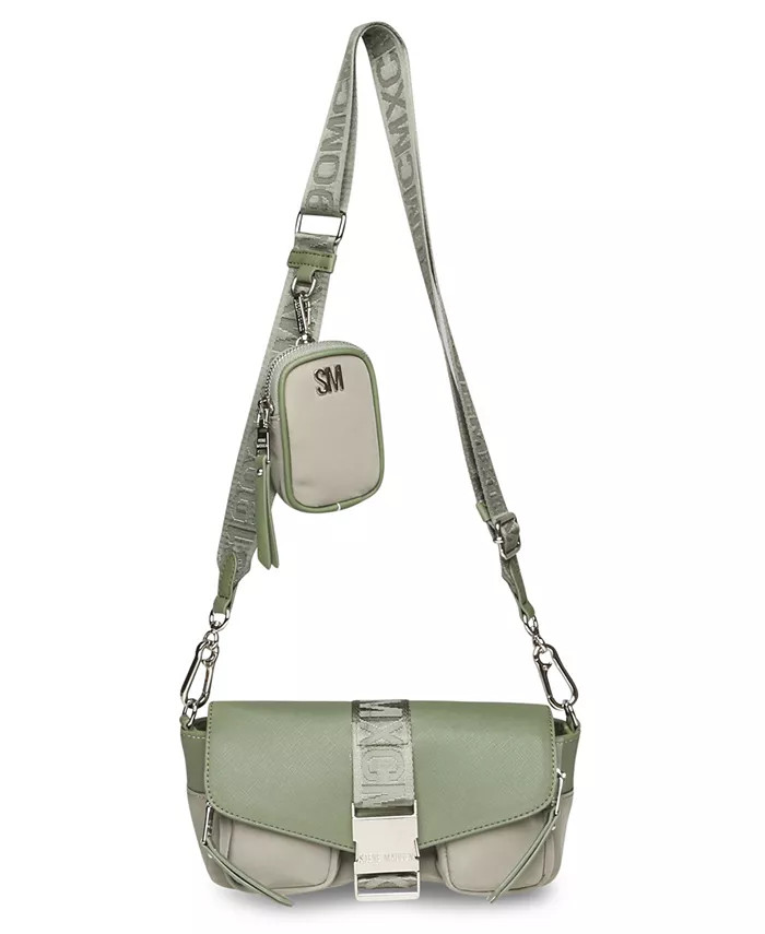 Steve Madden Women's Bmove Crossbody Bag and Removable Pouch - Macy's | Macys (US)