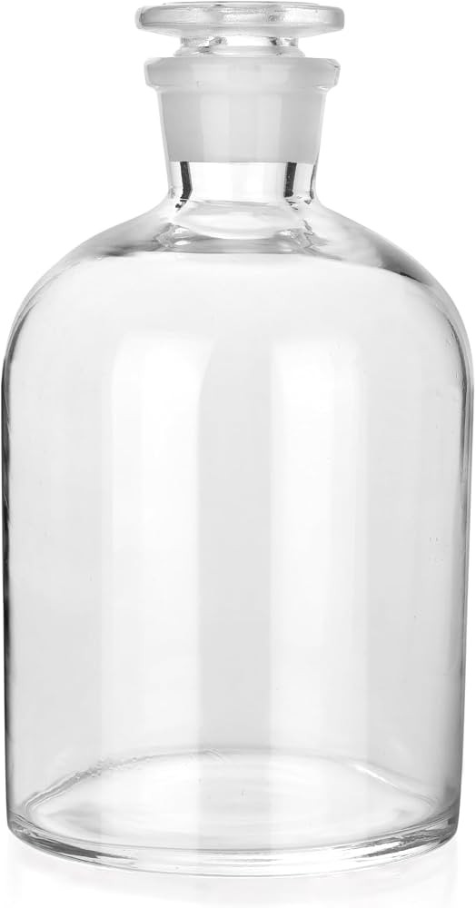 1000ml Borosilicate Glass Reagent Bottle,Narrow Mouth Borosilicate Glass Reagent Bottle with Stan... | Amazon (US)
