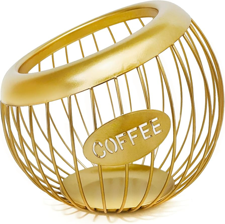 Coffee Pod Holder for Counter - Large Capacity Keurig K-Cup Organizer, Nespresso Vertuo Coffee St... | Amazon (US)