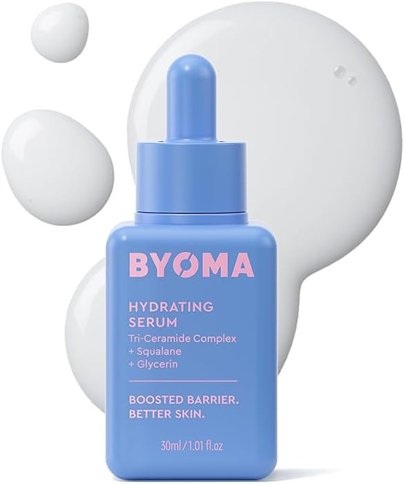BYOMA Hydrating Serum - Moisturizing Facial Serum with Squalane, Glycerin & Ceramides - Hydrating... | Amazon (US)
