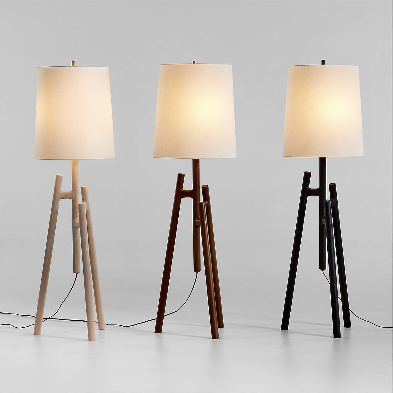 Lockeland Tripod Floor Lamps 67" | Crate & Barrel | Crate & Barrel