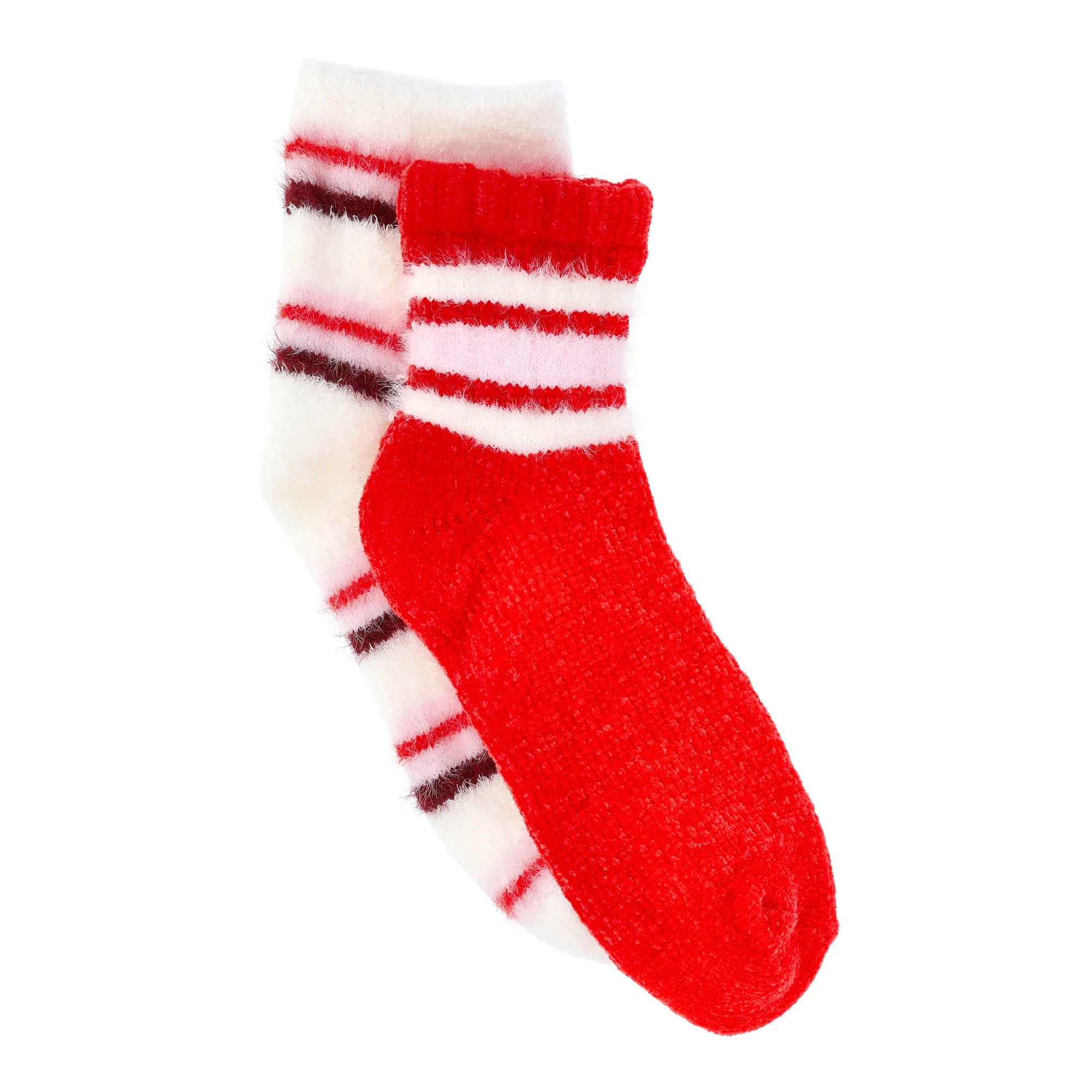 No Boundaries Cozy Socks, 2-Pack, Women's, Sizes 4-10 | Walmart (US)