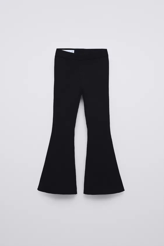 FLARED KNIT LEGGINGS | Zara US