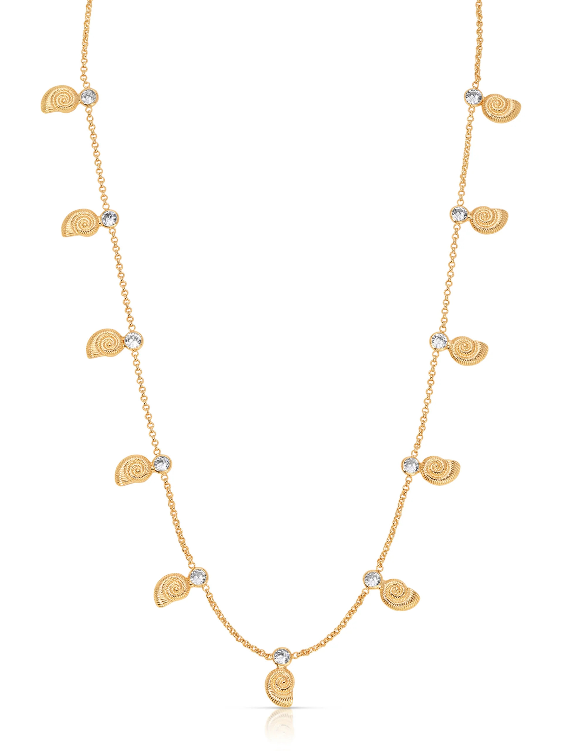 Nautilus Shell Charm Necklace | Ettika