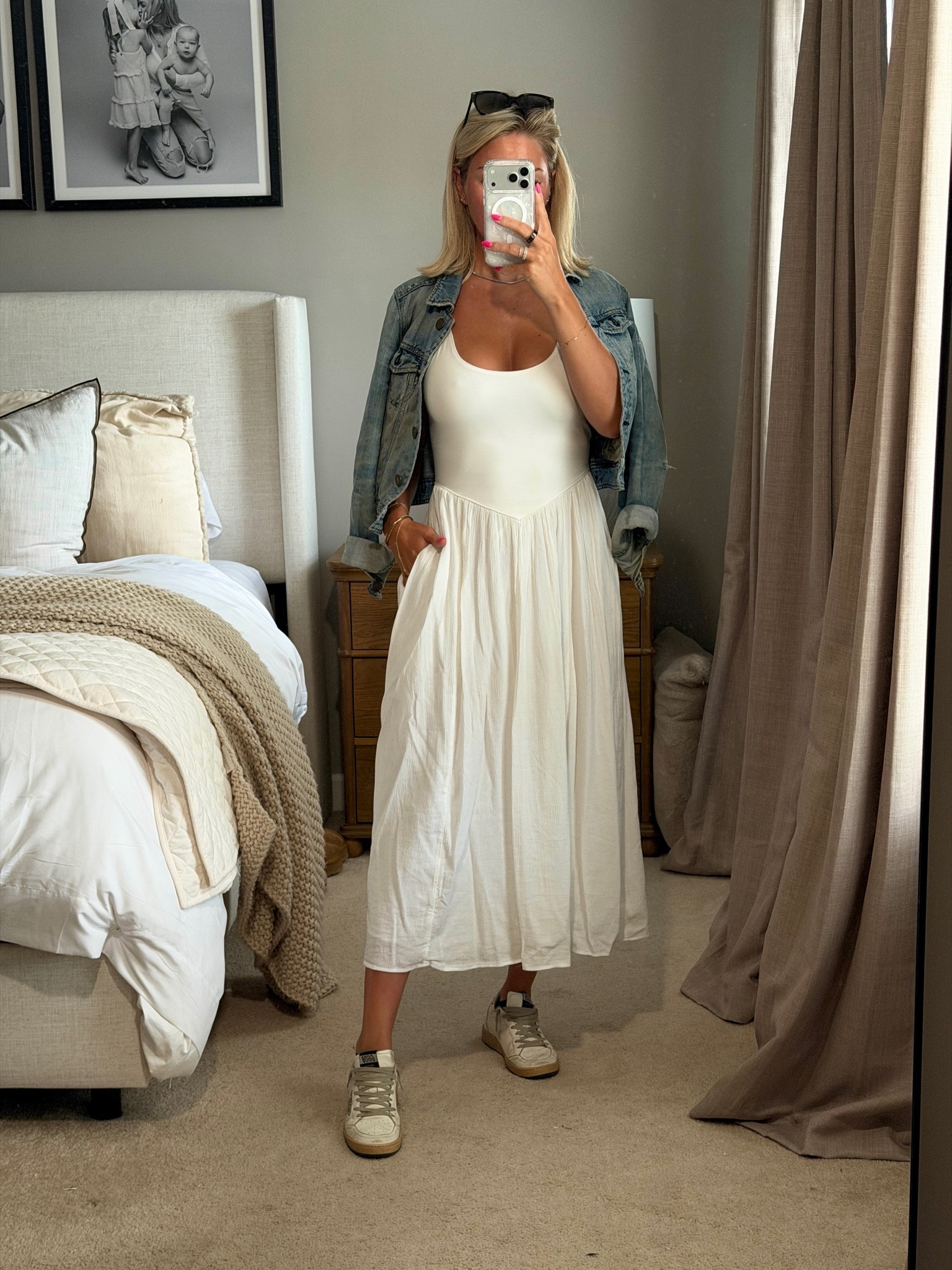 This exact dress is sold out it’s from American Eagle last year. But I linked similar. ✨

#LTKootd #LTKmomlife #LTKTall