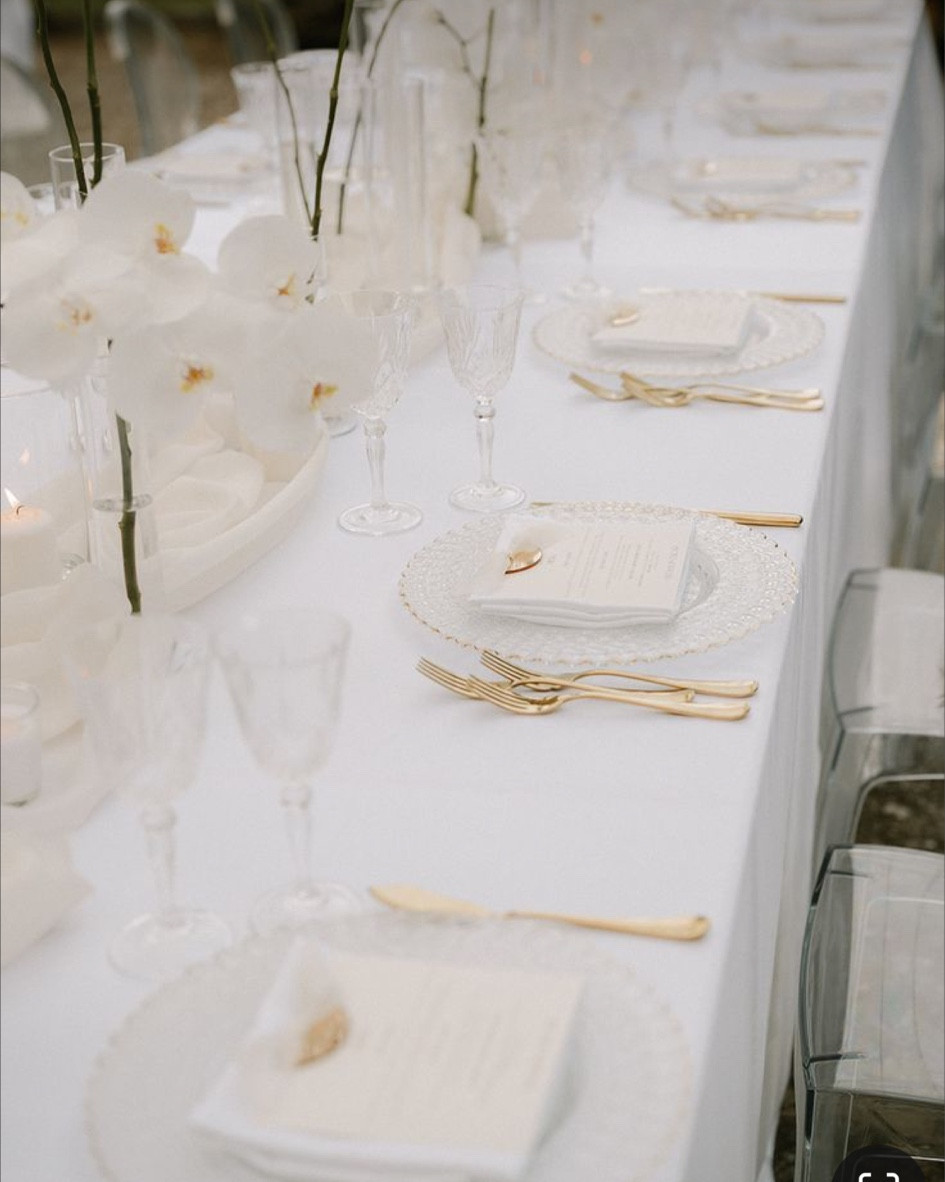 Would you rent table cloths or pay the same amount to buy them yourself? Because the price is the same either way 🤫

#LTKSeasonal #LTKParties #LTKWedding