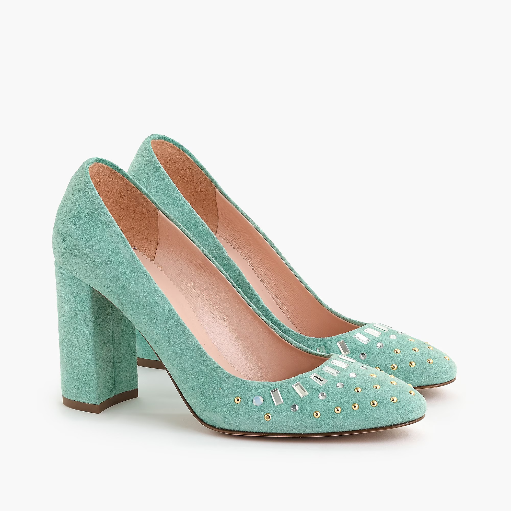 Pumps in embellished suede | J. Crew US