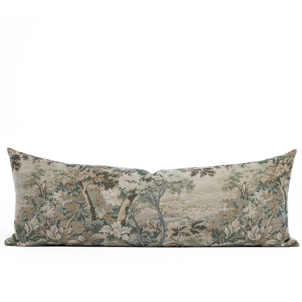 Manor Tapestry 16x42 Bolster Pillow, Sage | Tonic Living