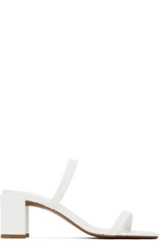 White Tanya Sandals | SSENSE