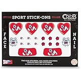 FRESNO STATE BULLDOGS FACE AND NAIL SPORT STICK ONS-FRESNO STATE UNIVERSITY TATTOOS | Amazon (US)